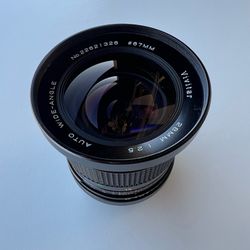 Vivitar 28mm f/2.5 Auto Wide-Angle CANON FD Mount. - photography camera gear