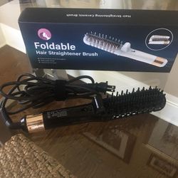 Foldable Hair Straightening Brush