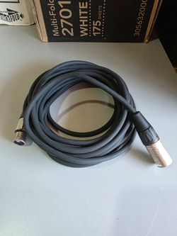 20 feet rhc low noise balanced microphone cable male to female #J0929