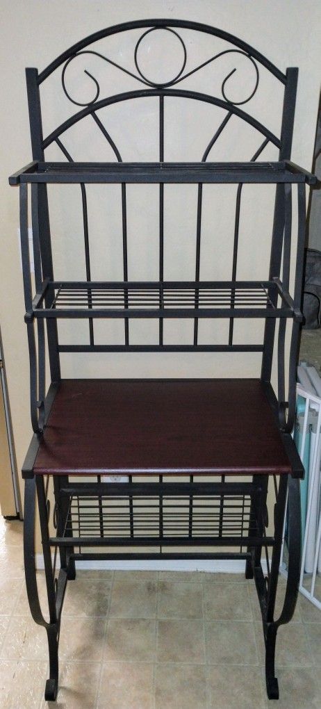 Espresso Bakers Rack Coffee Station