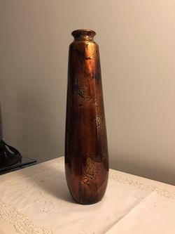 Vase (17inch), Copper Brown