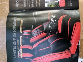 Red seat covers