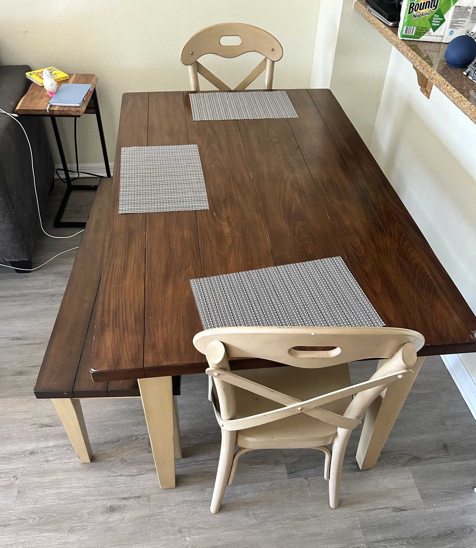 Pier 1 - 6pc Wood Dining Table