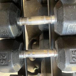 25 Lb Dumbbells (pair)