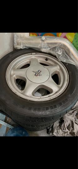 Oem mustang rims with tires