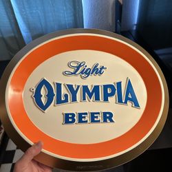 70s Olympia Beer Sign