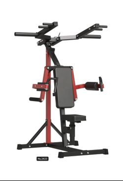 Deltoid and Shoulder Press Machine, Lateral Raise Machine with Adjustable Seat and Backrest, 800 Weight Capacity Upper Body Machine,Red