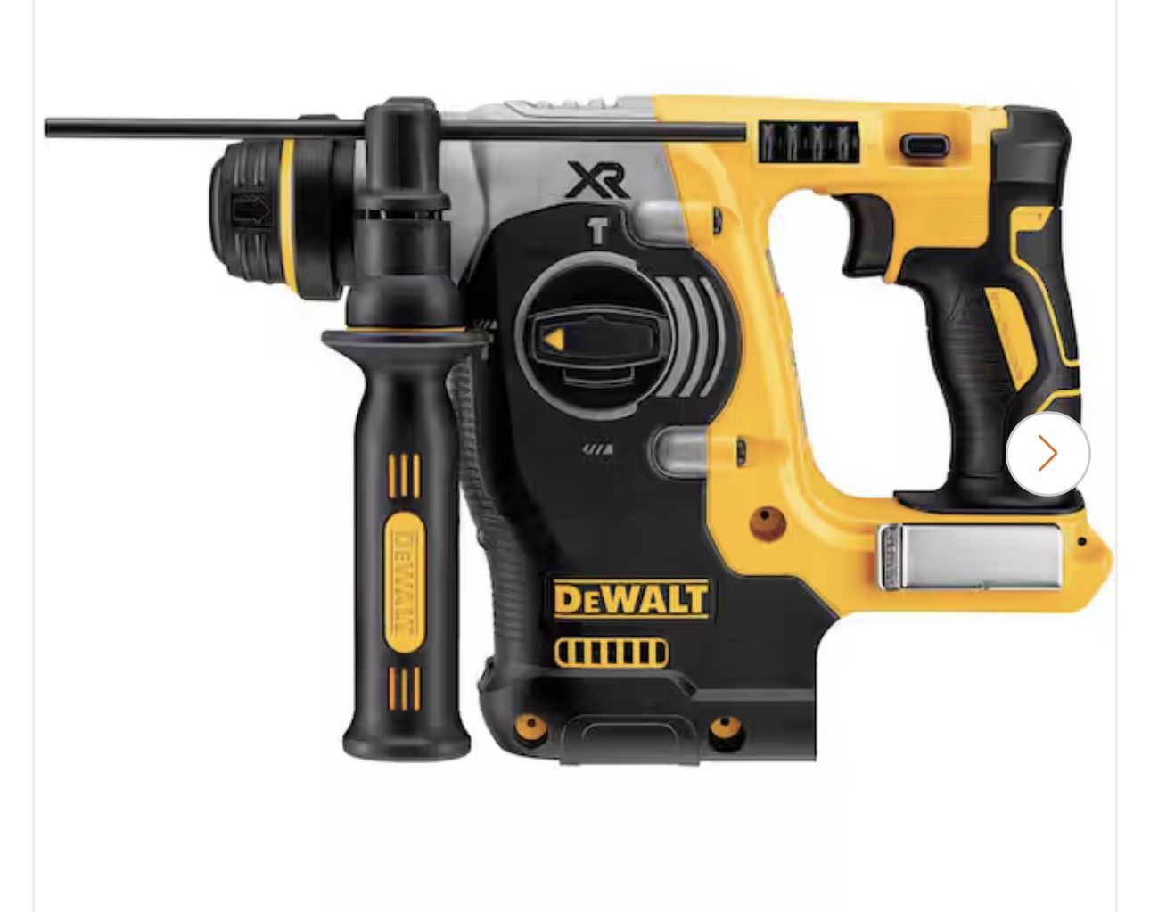 UEWALI 20V MAX XR Cordless Brushless 1 in. SDS Plus L-Shape Rotary Hammer (Tool Only)