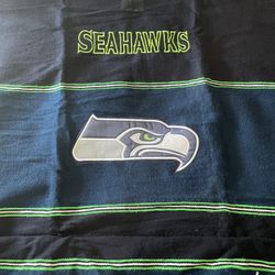 Handmade Seattle Seahawks Poncho 