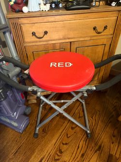 Red Fitness Core & Ab Chair