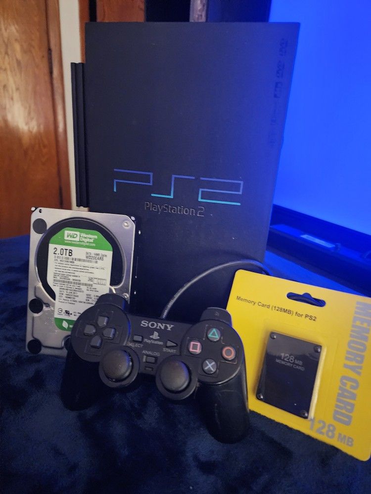 Playstation 2 Console With 600 Games On Hdd Opl