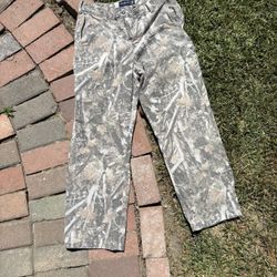 Abercrombie & Fitch Camo Baggy Carpenter Pants 33 X 32