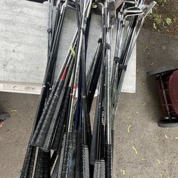 A Bunch Of Golf Clubs