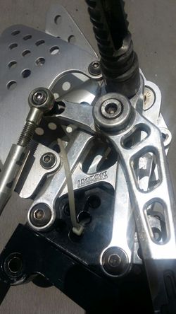 2001 2002 adjustable Harris rearset footpegs r6 yamaha bike