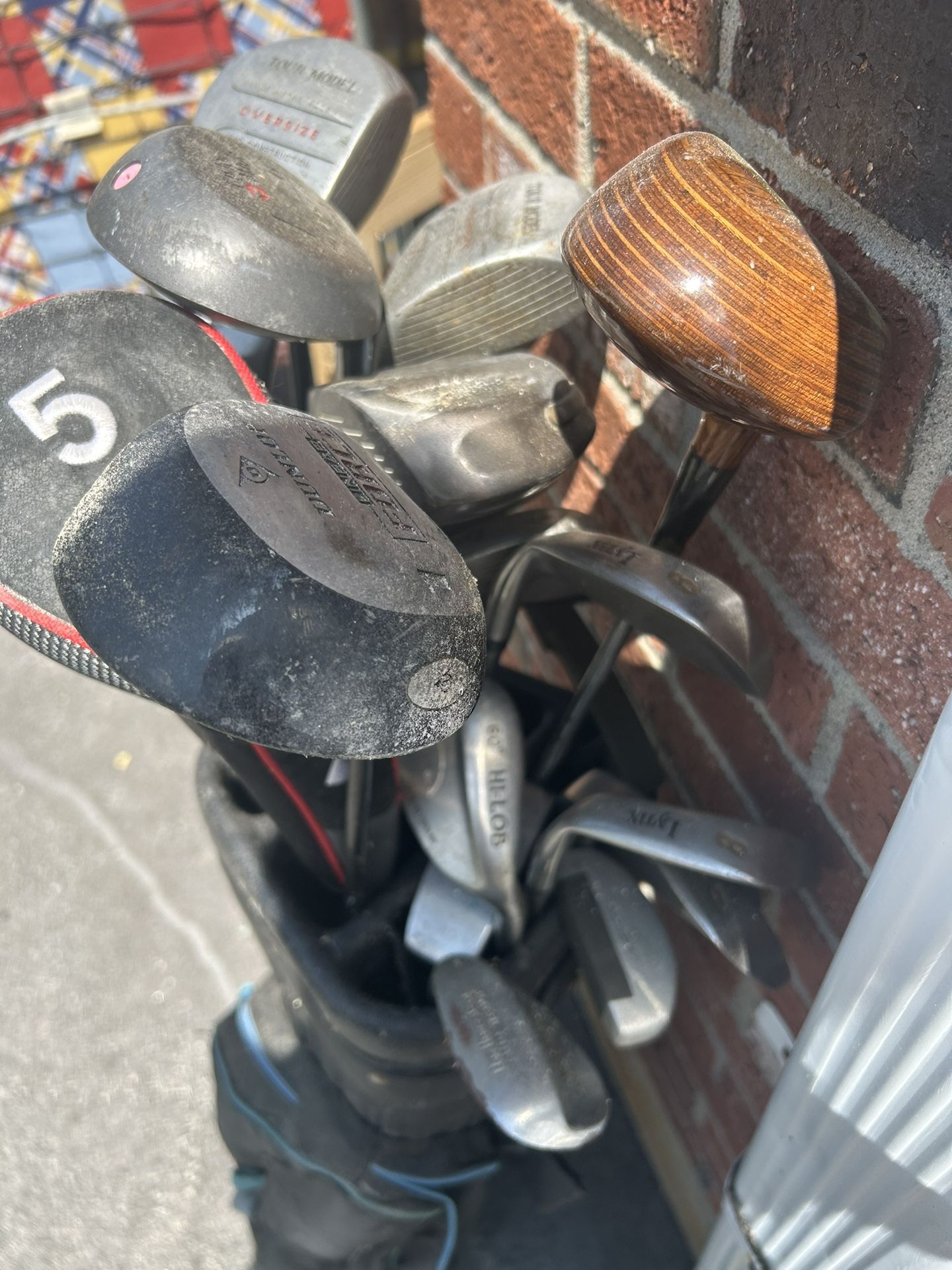 Golf Clubs and Bag