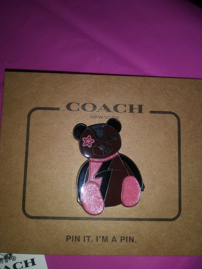 Authentic Coach Bear Pin for Sale in Stockbridge, GA - OfferUp