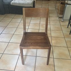 3 Wooden Chairs