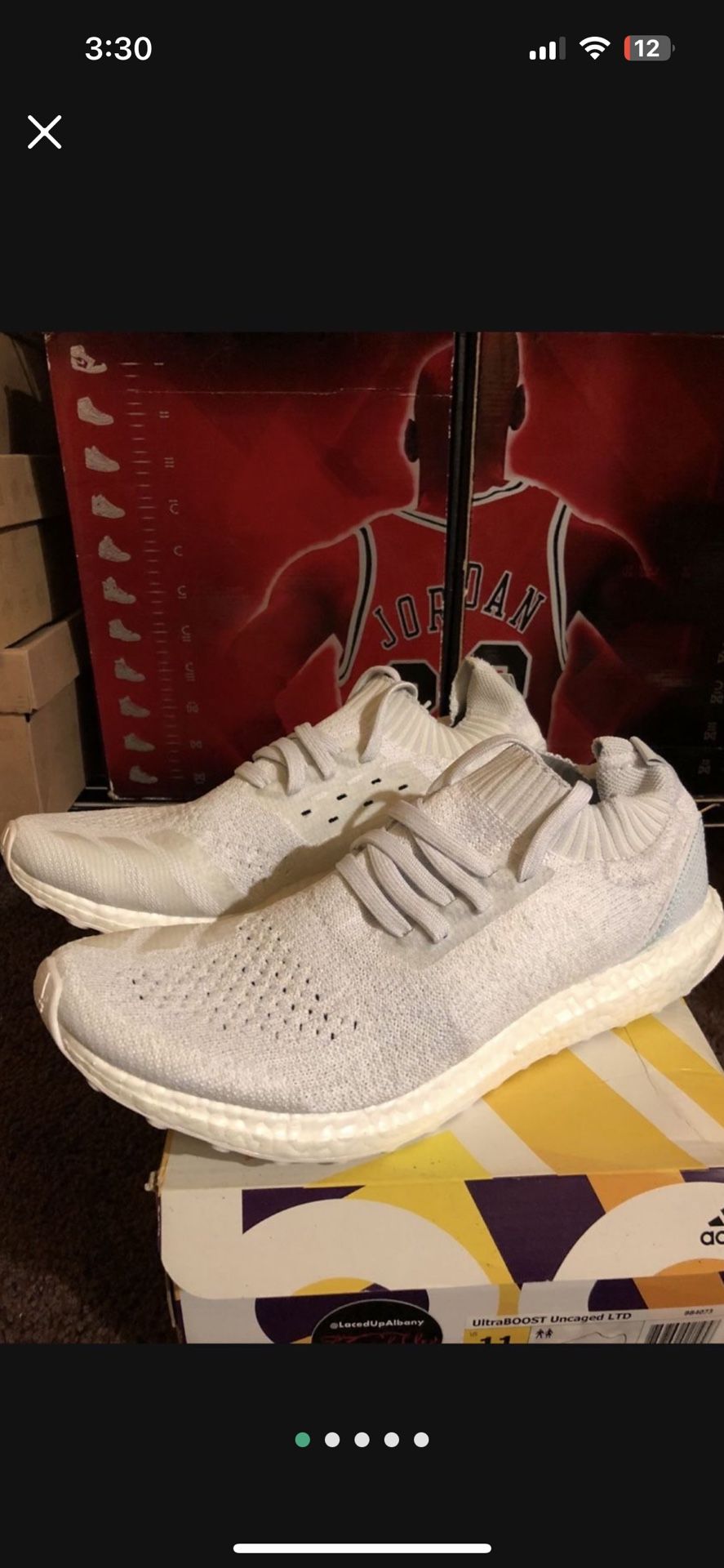 Size 11 Adidas Ultra Boost Uncaged Parley New Ds