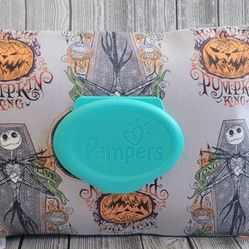 Pumpkin King Pampers Wipes Cover