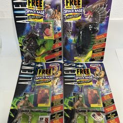 Vintage 1992 Kenner Aliens Lot Of 4 Action Figure Toy Horror 