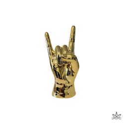 Rock On hand  Gold 