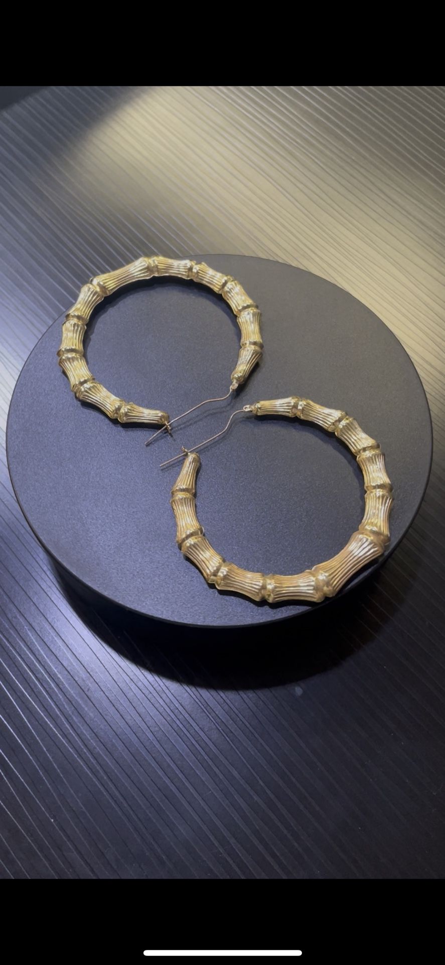 10K Bamboo earrings 😮💨