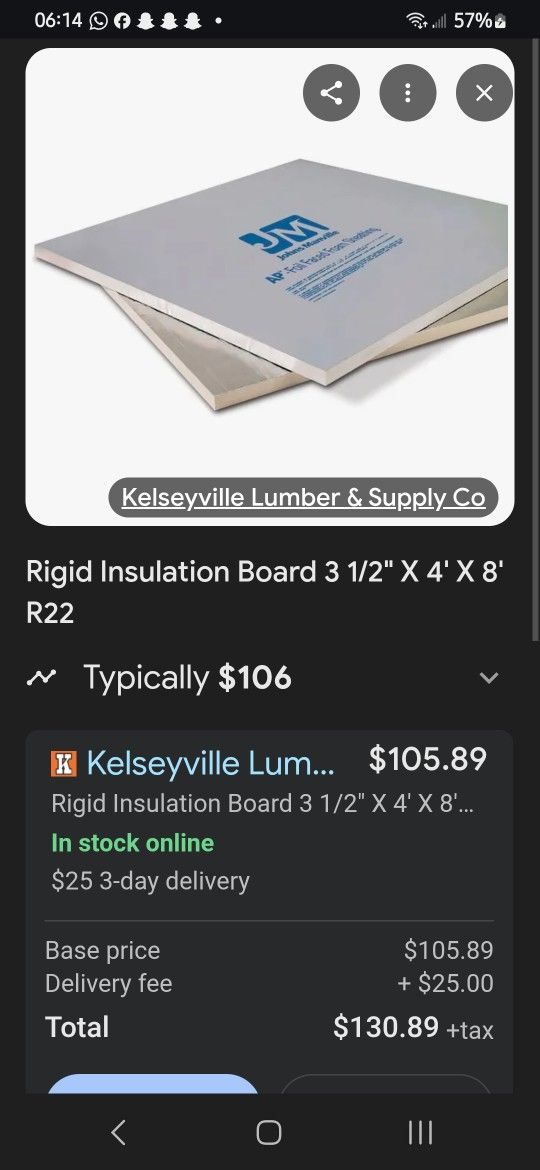 Styro insulation Priced To Move