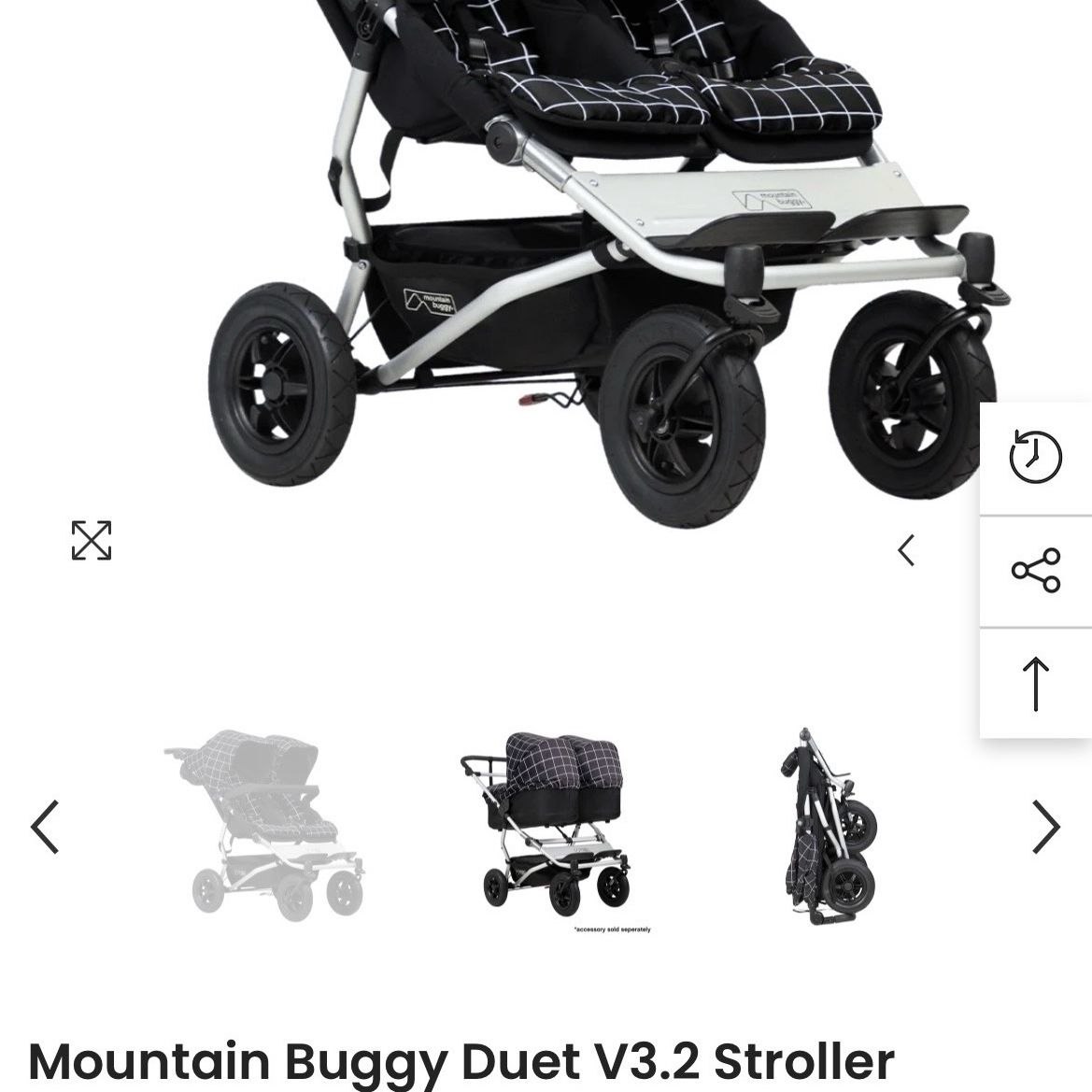 Stroller Mountain buggy duet 