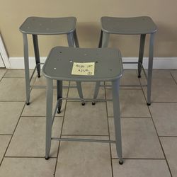 Set of 3 Bar Stools
