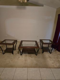 Coffee and 2 end tables