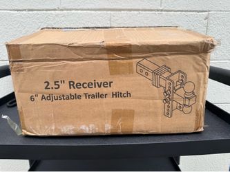 2.5" Receiver 6" Adjustable Trailer Hitch