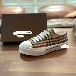Burberry check sneakers