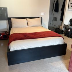 IKEA Full Bed Frame + Nightstand