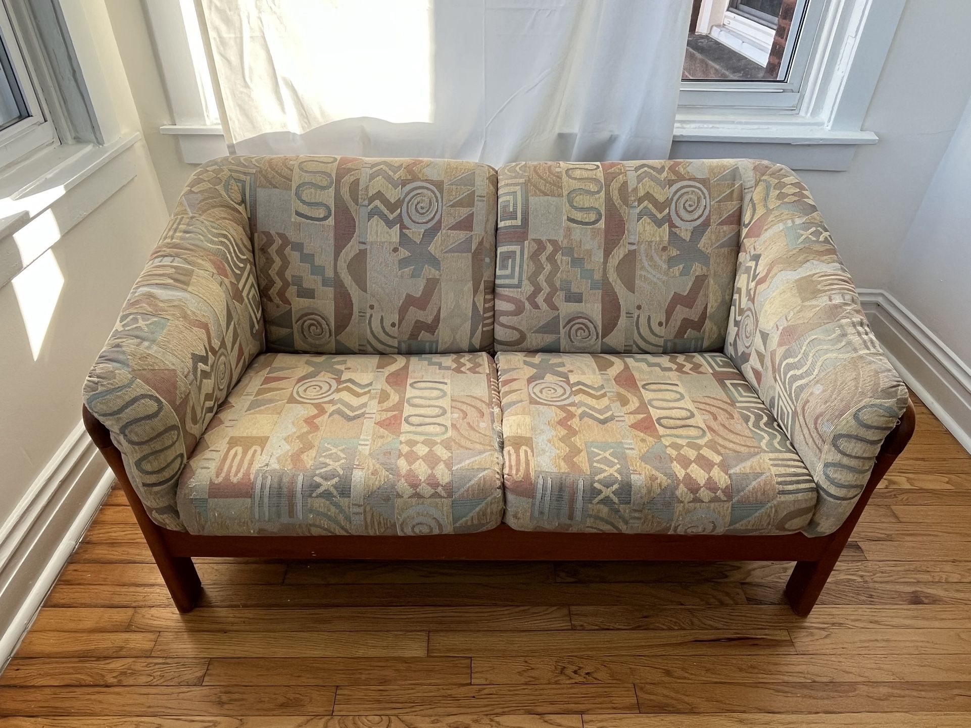 Retro Love Seat / Small Couch