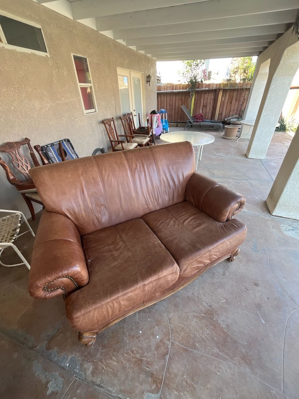 Brown Leather Couches 