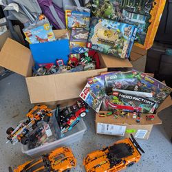 Over 43 Lbs Legos and Manuals