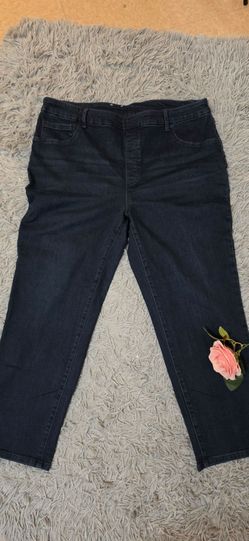 Dark Wash Straight Leg Jeans