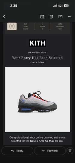 Kith Air max 95 BB Knicks size 10.5