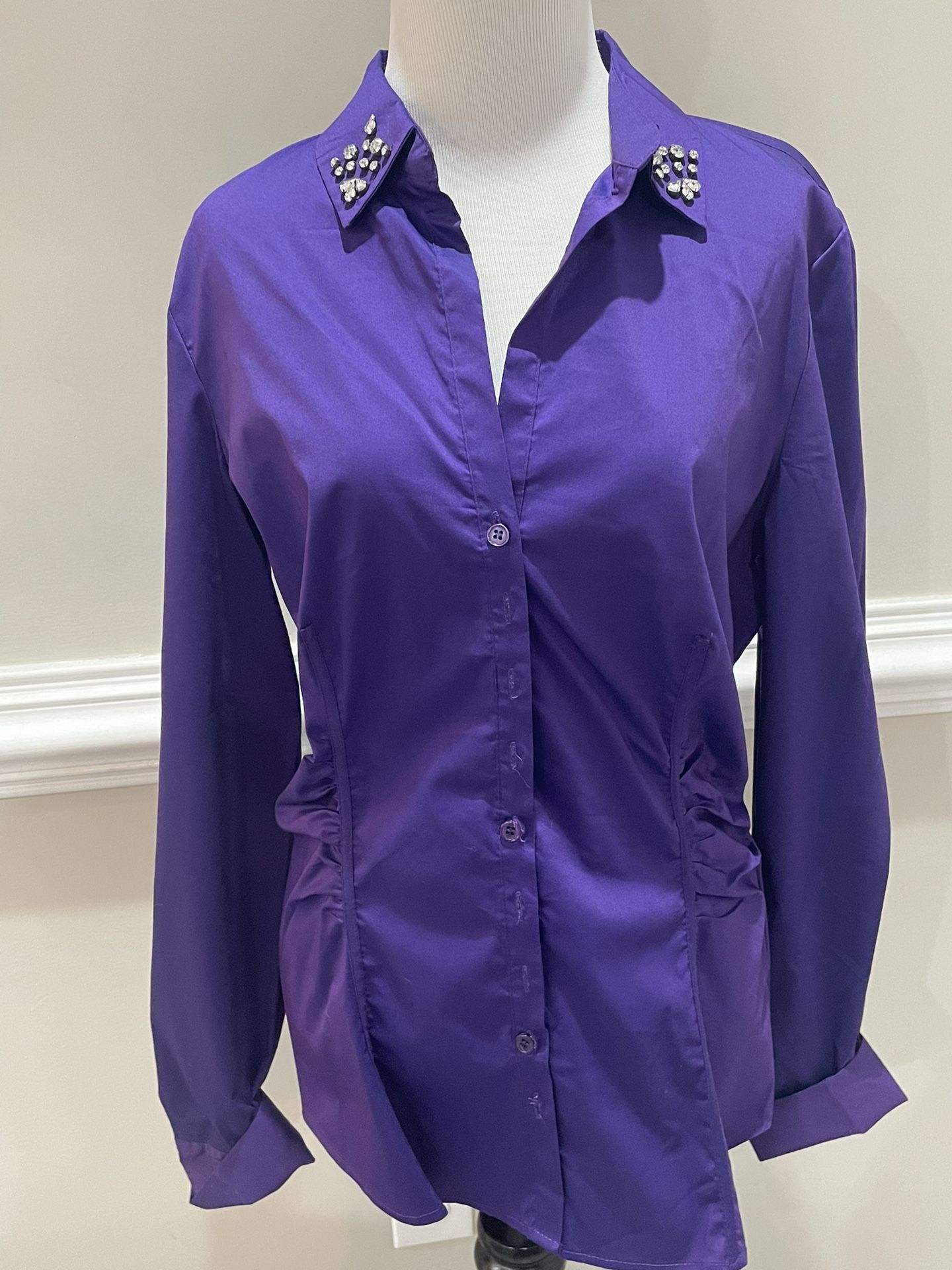 Purple dress shirt