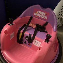 Toddler Girl bumper Car