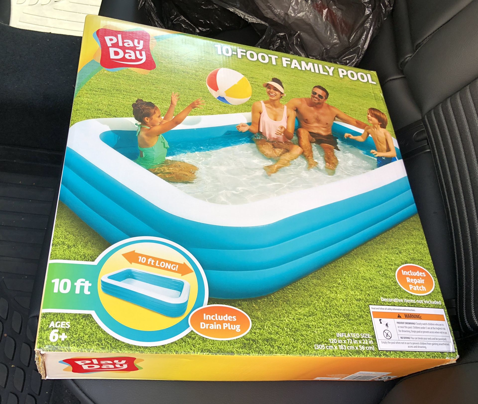 Play Day 10 Foot Family Swimming Pool BRAND NEW IN BOX