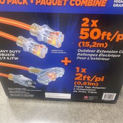 Extension Cords Bundle (New)