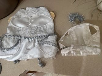 Small angel pet costume set