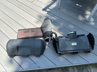C5 Corvette Z06 air cleaner assembly with K&N reusable air filter