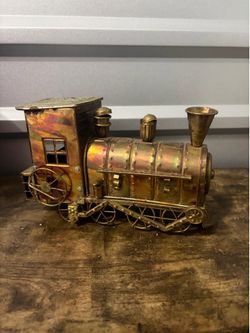 Vintage Tin Locomotive Train with Music
