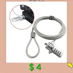 Security Cable Combination Lock