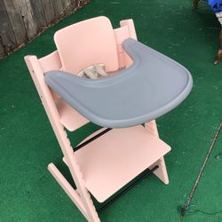 Stokke Serene Pink Tripp Trapp High Chair 