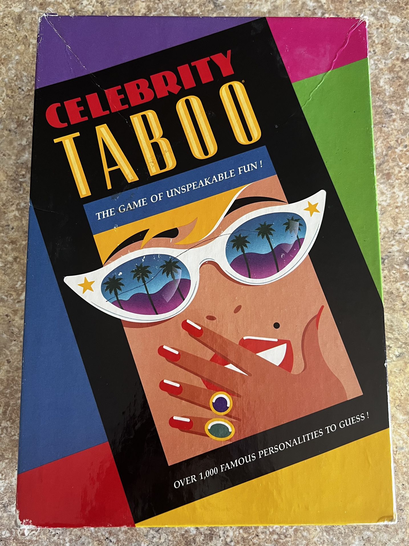 Vintage 1991 Celebrity Taboo Game
