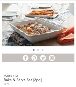 Princess house  Marbella bake & serve