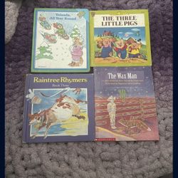 Kid Books: The Three Little Pigs, Yolanda All Year Round, Raintree Rhymes Book Three, The Wax Man